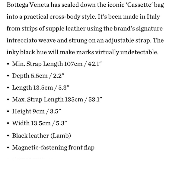 NWOT Bottega Veneta Cassette Mini Intrecciato Bag - Picture 12 of 12